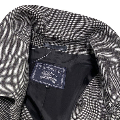 BURBERRYS Jacket Asian fit XL 42 US size L Gray Black Authentic