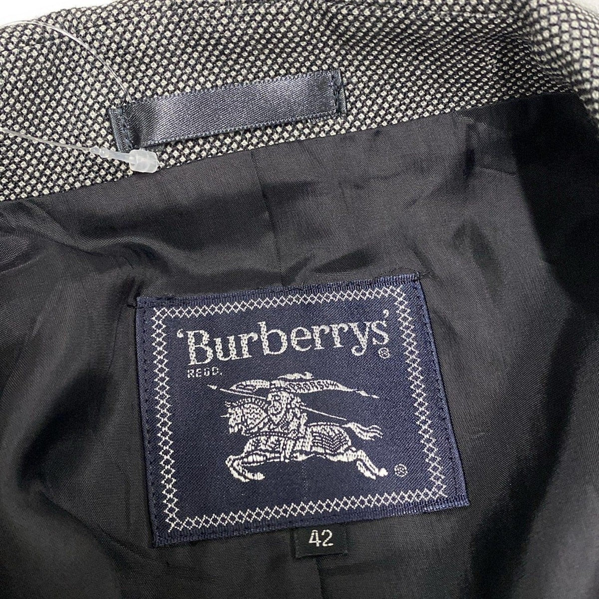 BURBERRYS Jacket Asian fit XL 42 US size L Gray Black Authentic