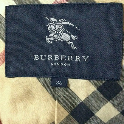 BURBERRY LONDON Coat Nova Check Asian fit S 36 US size XS Beige Authentic