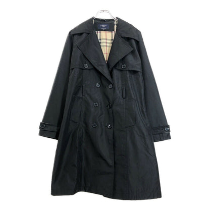 BURBERRY Coat Nova Check Asian fit XL US size L Black Authentic
