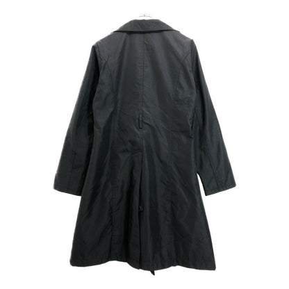 BURBERRY Coat Nova Check Asian fit XL US size L Black Authentic