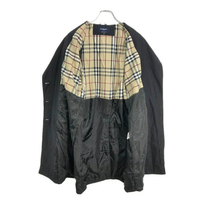 BURBERRY Coat Nova Check Asian fit XL US size L Black Authentic
