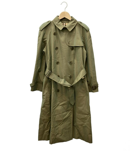 BURBERRY LONDON Coat Nova Check Asian fit M US size S Khaki Authentic