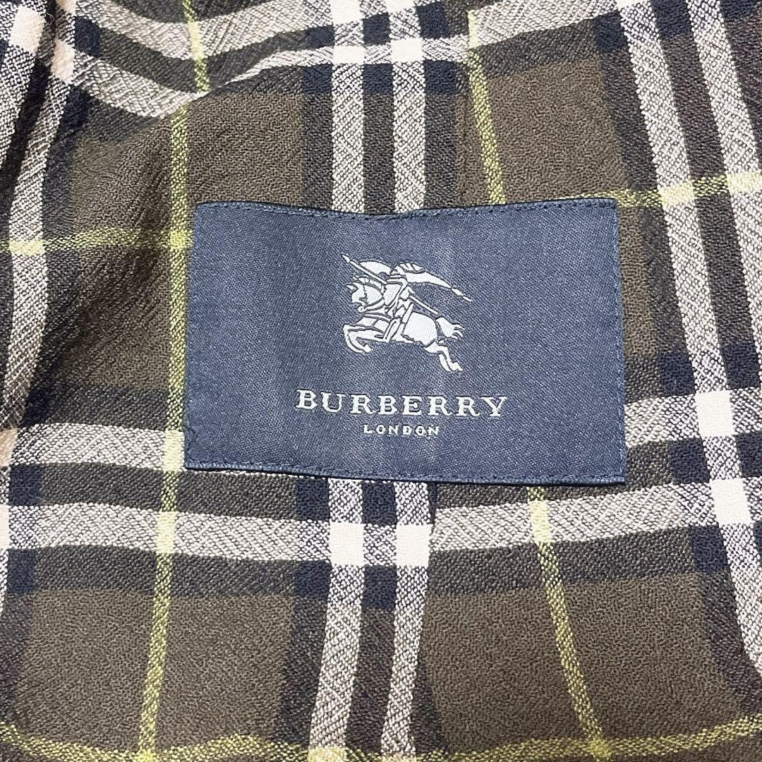 BURBERRY LONDON Coat Nova Check Asian fit M US size S Khaki Authentic