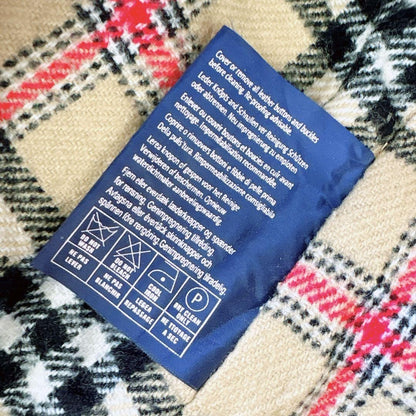 BURBERRY Coat Nova Check Asian fit L US size M Brown Beige Authentic