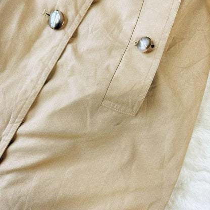 BURBERRY Coat Nova Check Asian fit L US size M Brown Beige Authentic