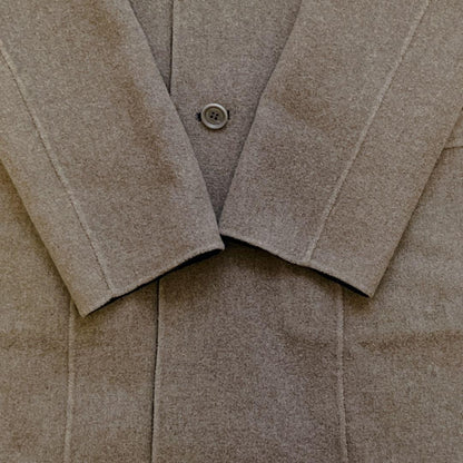 Aquascutum Reversible Coat Asian fit M US size S Black Beige Authentic
