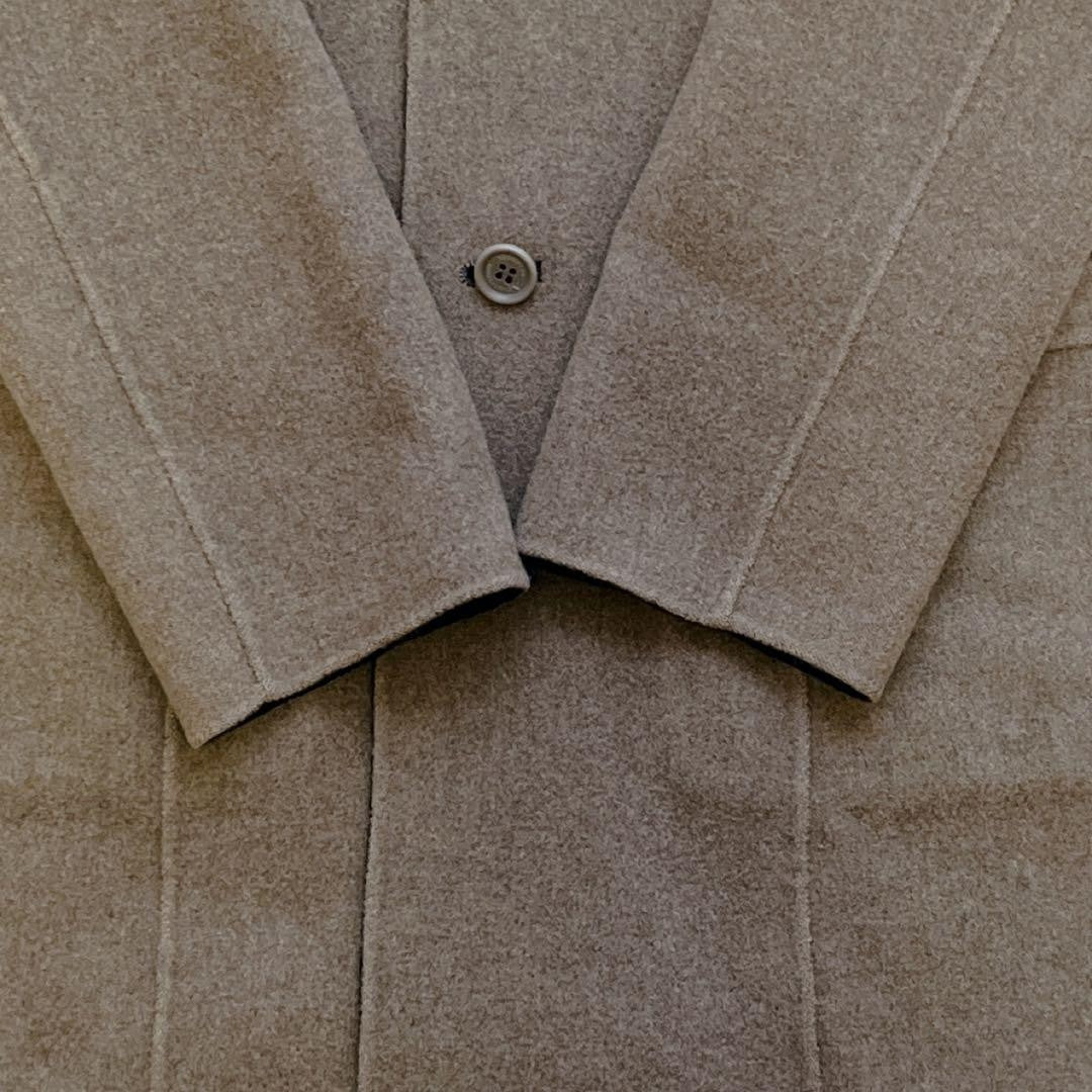 Aquascutum Reversible Coat Asian fit M US size S Black Beige Authentic