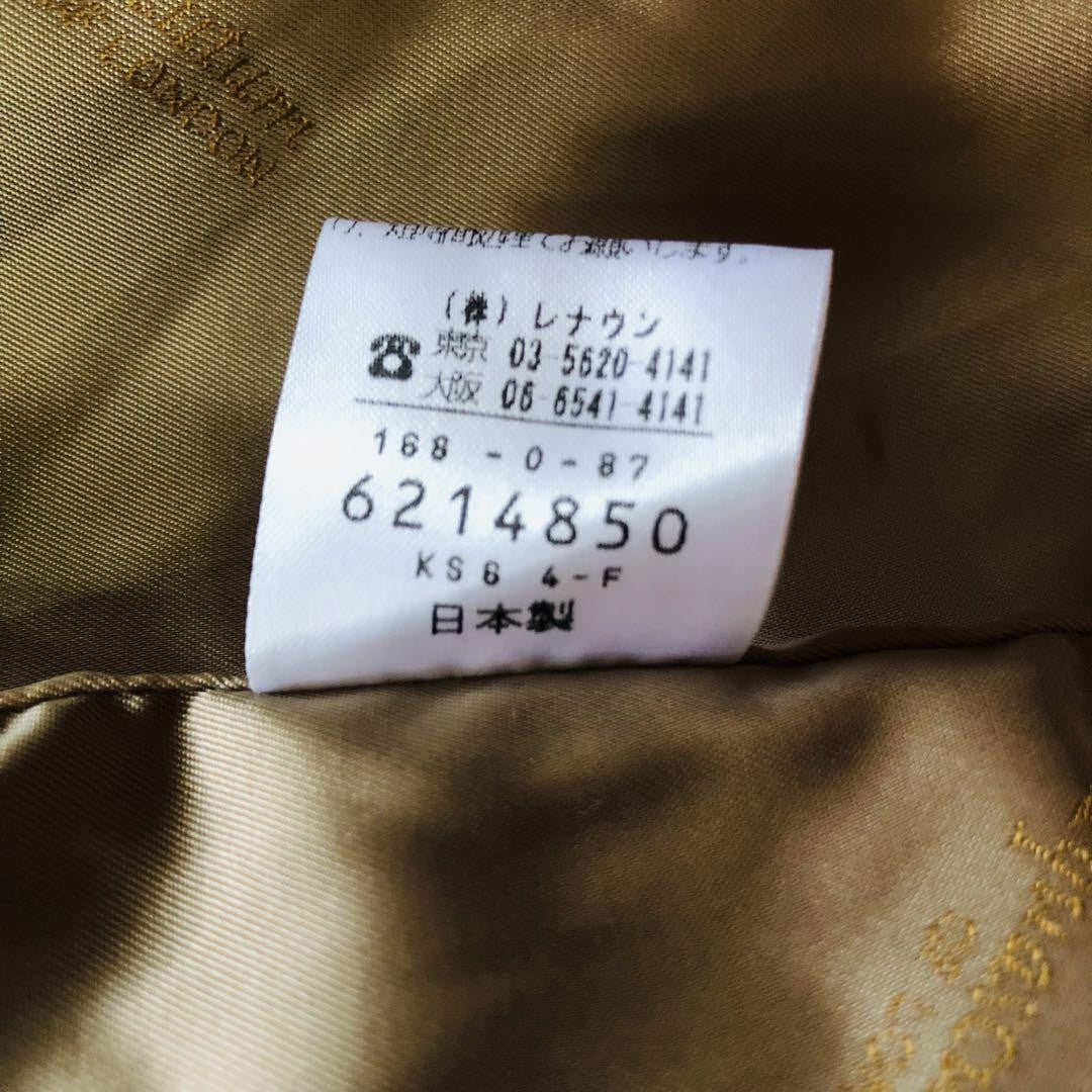 Aquascutum Gown Coat Asian fit M US size S Brown Authentic