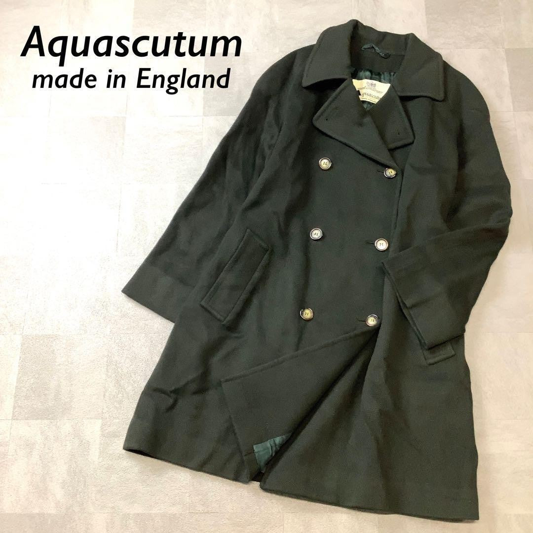 Aquascutum Trench Coat Asian fit L US size M Khaki Authentic