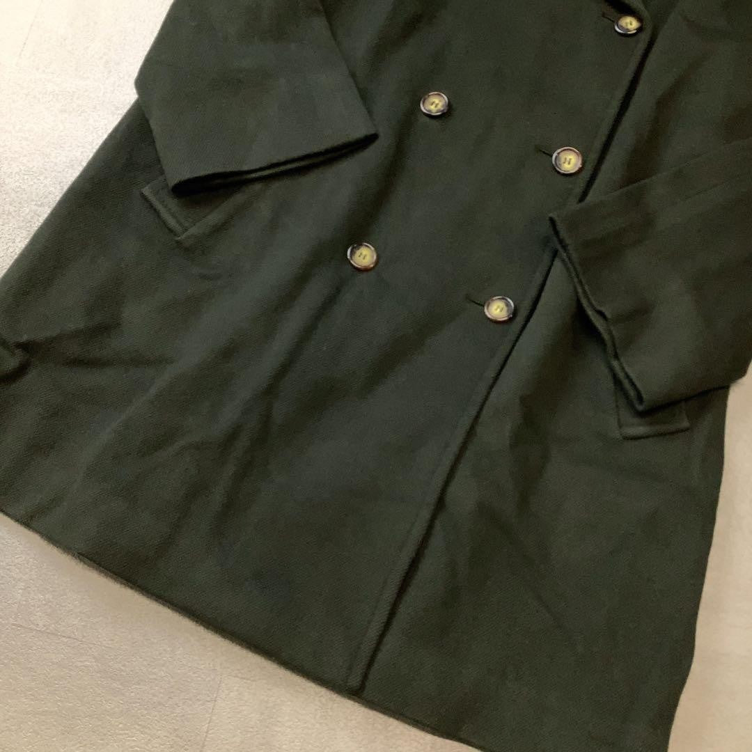 Aquascutum Trench Coat Asian fit L US size M Khaki Authentic