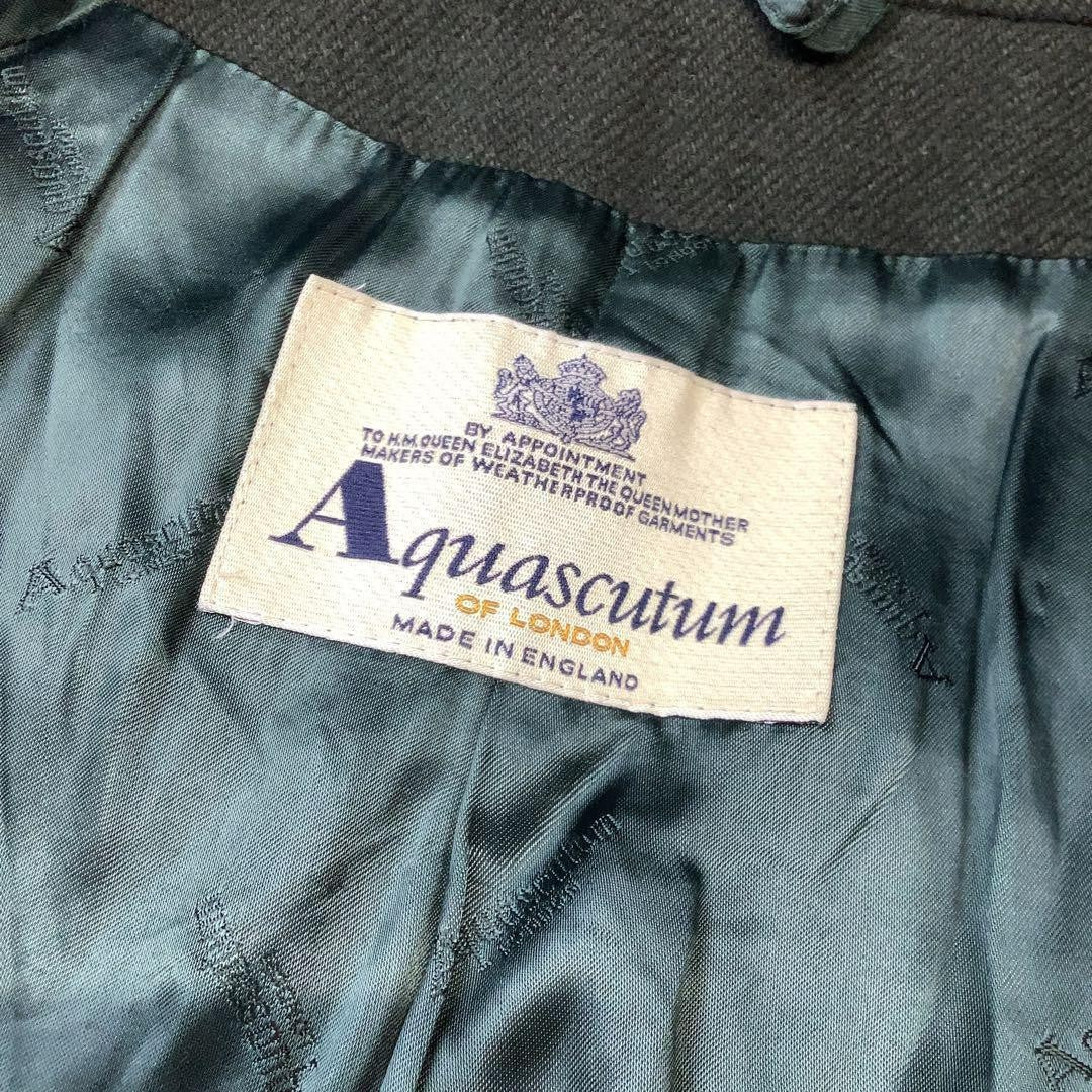 Aquascutum Trench Coat Asian fit L US size M Khaki Authentic
