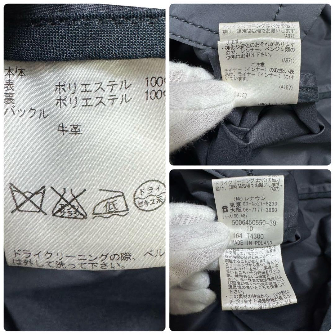 Aquascutum Trench Coat Club Check Asian fit L US size M Gray Authentic