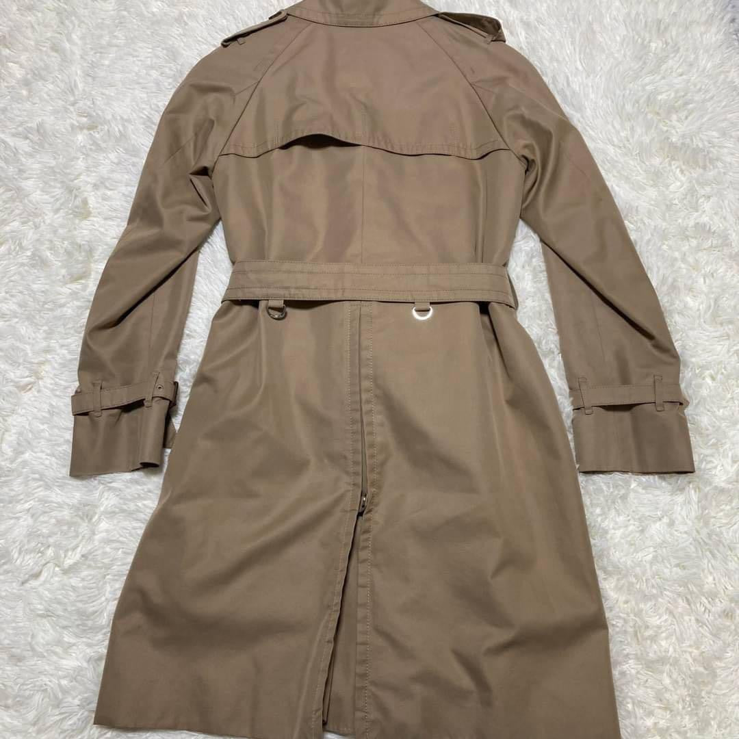 Aquascutum LONDON Trench Coat Club Check Asian fit M US size S Beige Authentic