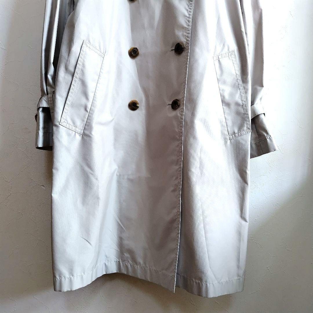 Aquascutum Trench Coat Asian fit S US size XS Off White Beige Authentic