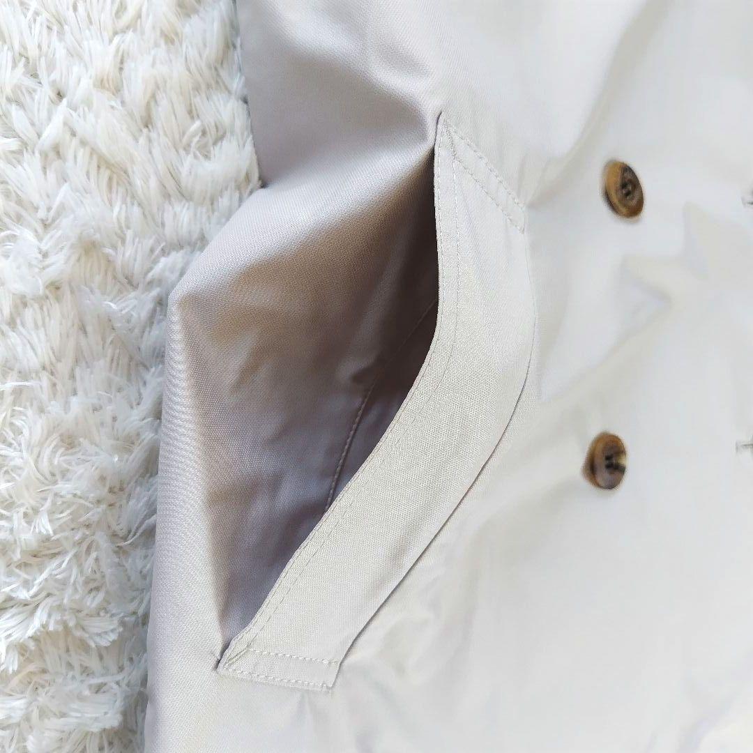 Aquascutum Trench Coat Asian fit S US size XS Off White Beige Authentic