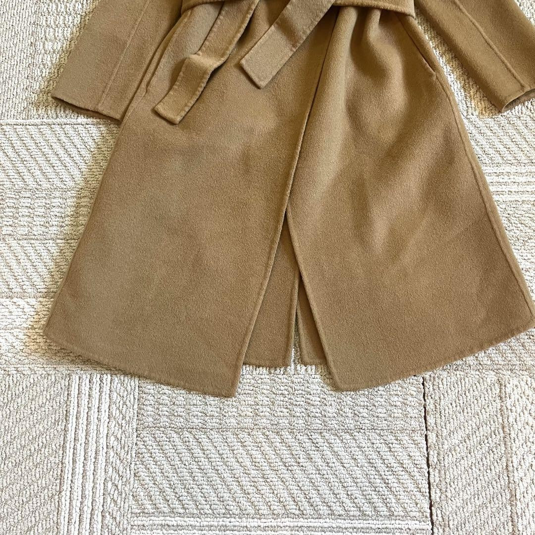 Max Mara Studio Gown Coat Asian fit M US size S Camel Authentic