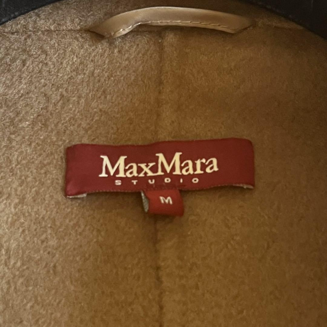 Max Mara Studio Gown Coat Asian fit M US size S Camel Authentic