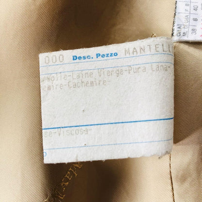 Max Mara Long Coat Asian fit XL 42 US size L Beige Authentic