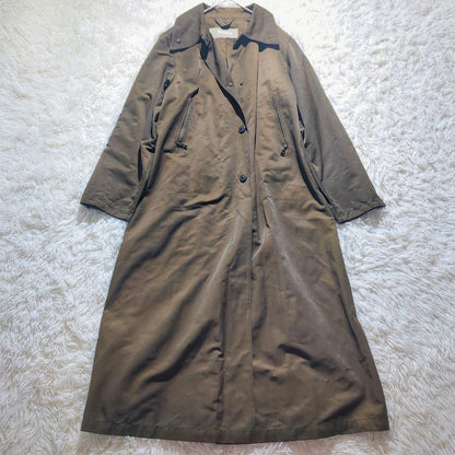 Max Mara Long Coat Asian fit 2XL 44 US size XL Khaki Authentic