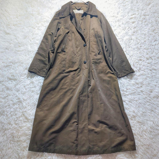 Max Mara Long Coat Asian fit 2XL 44 US size XL Khaki Authentic