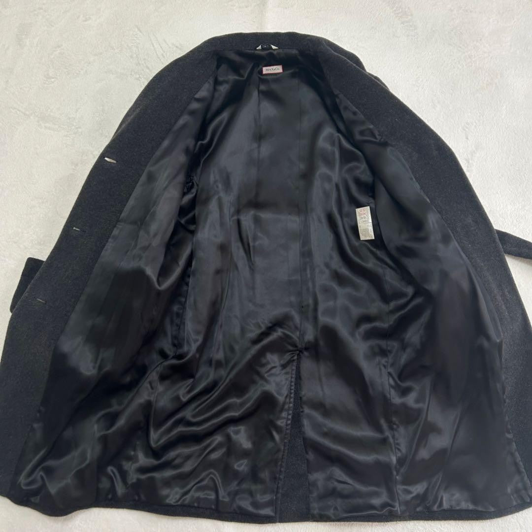 MAX&Co. Coat Asian fit M 38 US size S Dark Gray Authentic