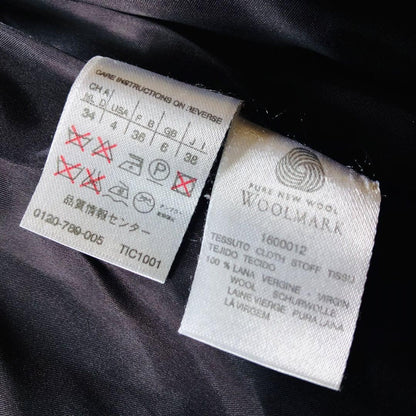 Max Mara P Coat Asian fit M 38 US size S Navy Authentic