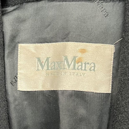 Max Mara Long Coat Asian fit M US size S Black Authentic