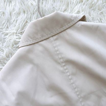 Weekend Max Mara Trench Coat Asian fit XL 42 US size L Off White Authentic