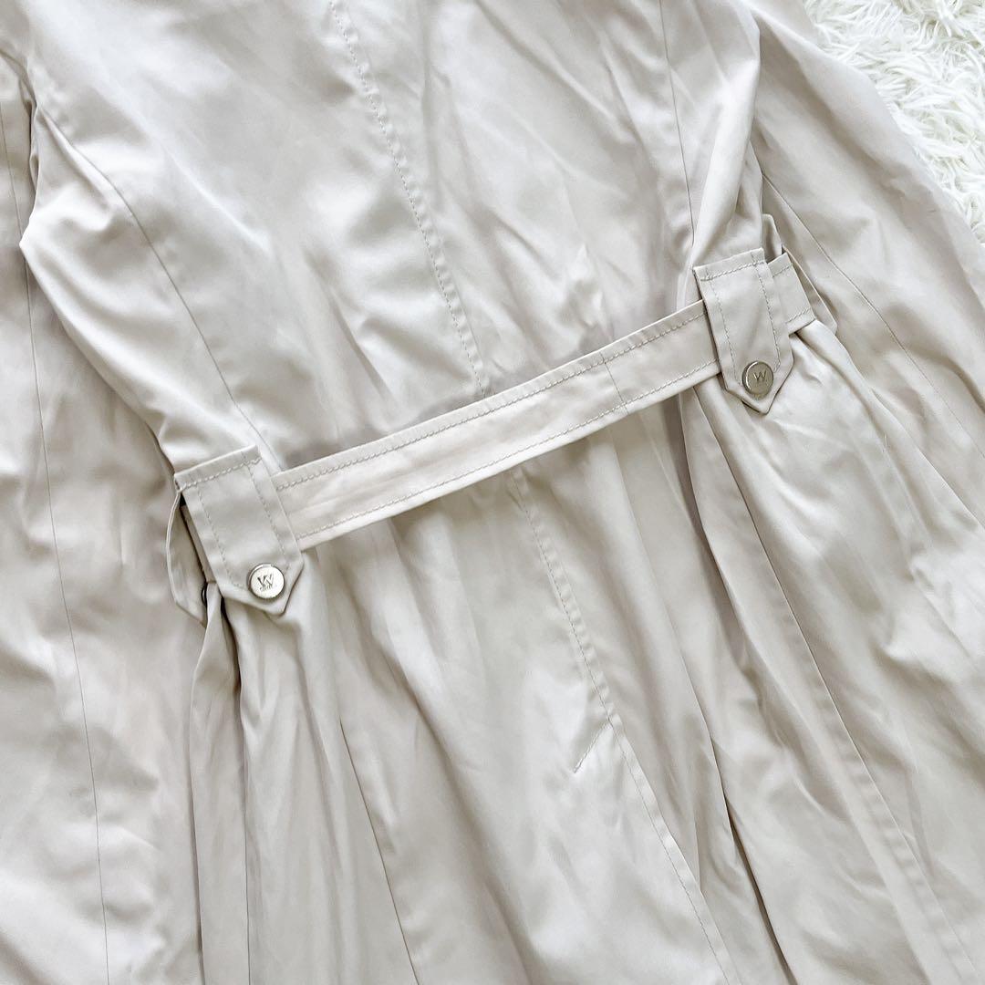 Weekend Max Mara Trench Coat Asian fit XL 42 US size L Off White Authentic