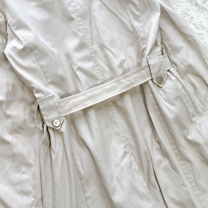 Weekend Max Mara Trench Coat Asian fit XL 42 US size L Off White Authentic