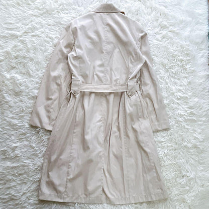 Weekend Max Mara Trench Coat Asian fit XL 42 US size L Off White Authentic