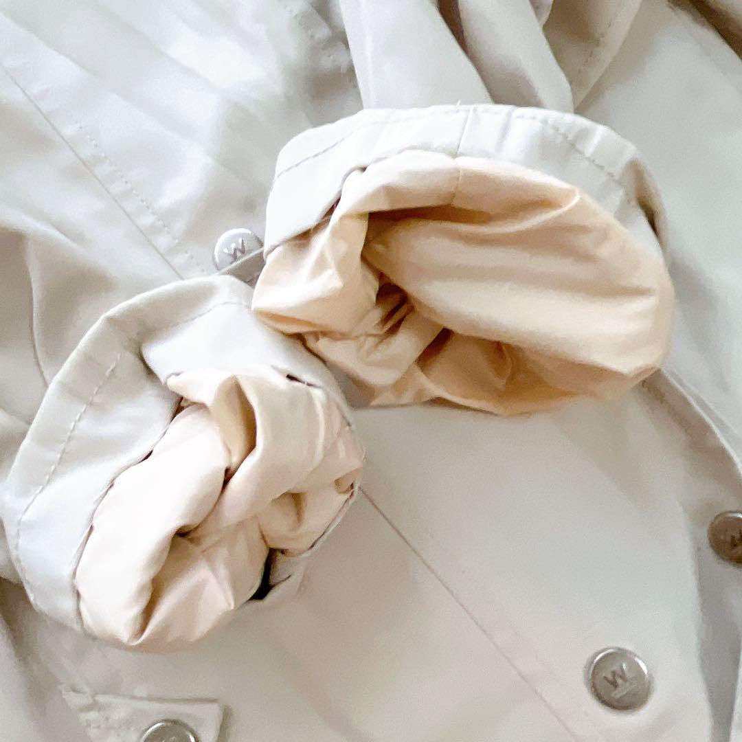 Weekend Max Mara Trench Coat Asian fit XL 42 US size L Off White Authentic
