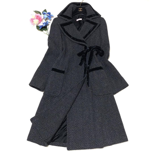Max Mara MAX&Co. Chester Coat Asian fit M 38 US size S Dark Gray Authentic