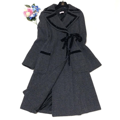 Max Mara MAX&Co. Chester Coat Asian fit M 38 US size S Dark Gray Authentic
