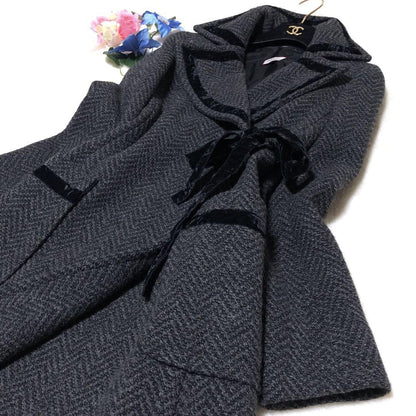 Max Mara MAX&Co. Chester Coat Asian fit M 38 US size S Dark Gray Authentic