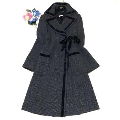 Max Mara MAX&Co. Chester Coat Asian fit M 38 US size S Dark Gray Authentic