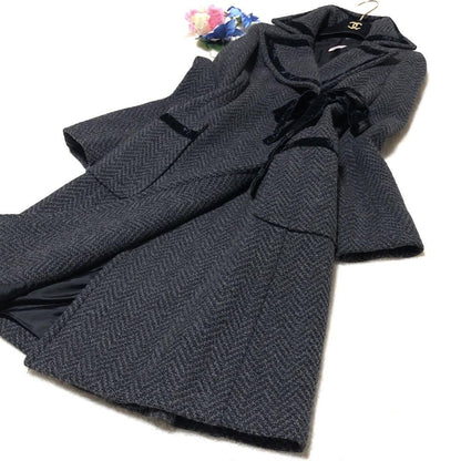 Max Mara MAX&Co. Chester Coat Asian fit M 38 US size S Dark Gray Authentic