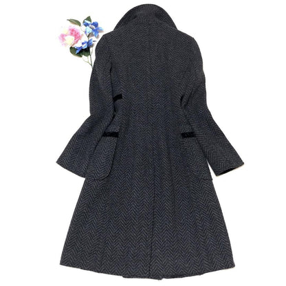 Max Mara MAX&Co. Chester Coat Asian fit M 38 US size S Dark Gray Authentic