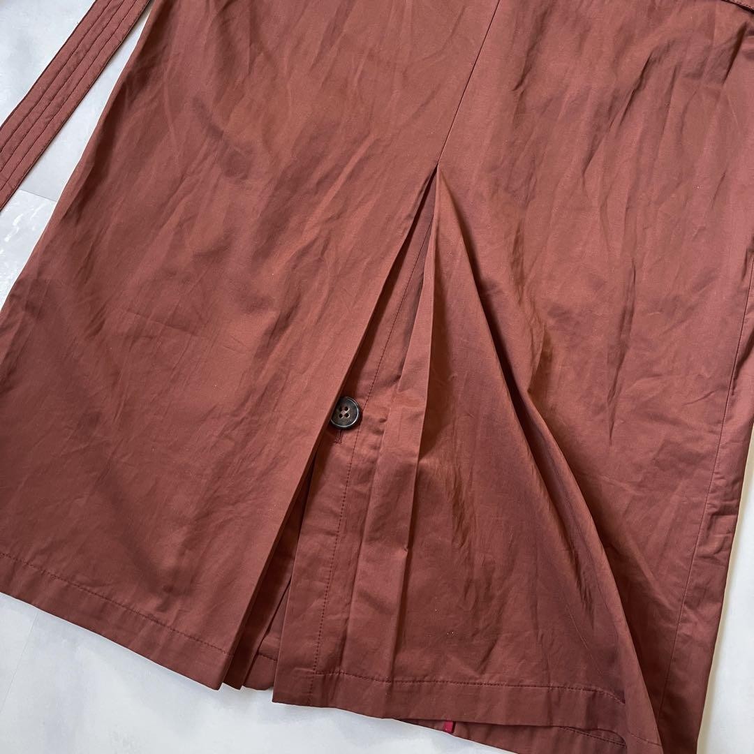 Max Mara Studio Trench Coat Asian fit M 38 US size S Brown Authentic