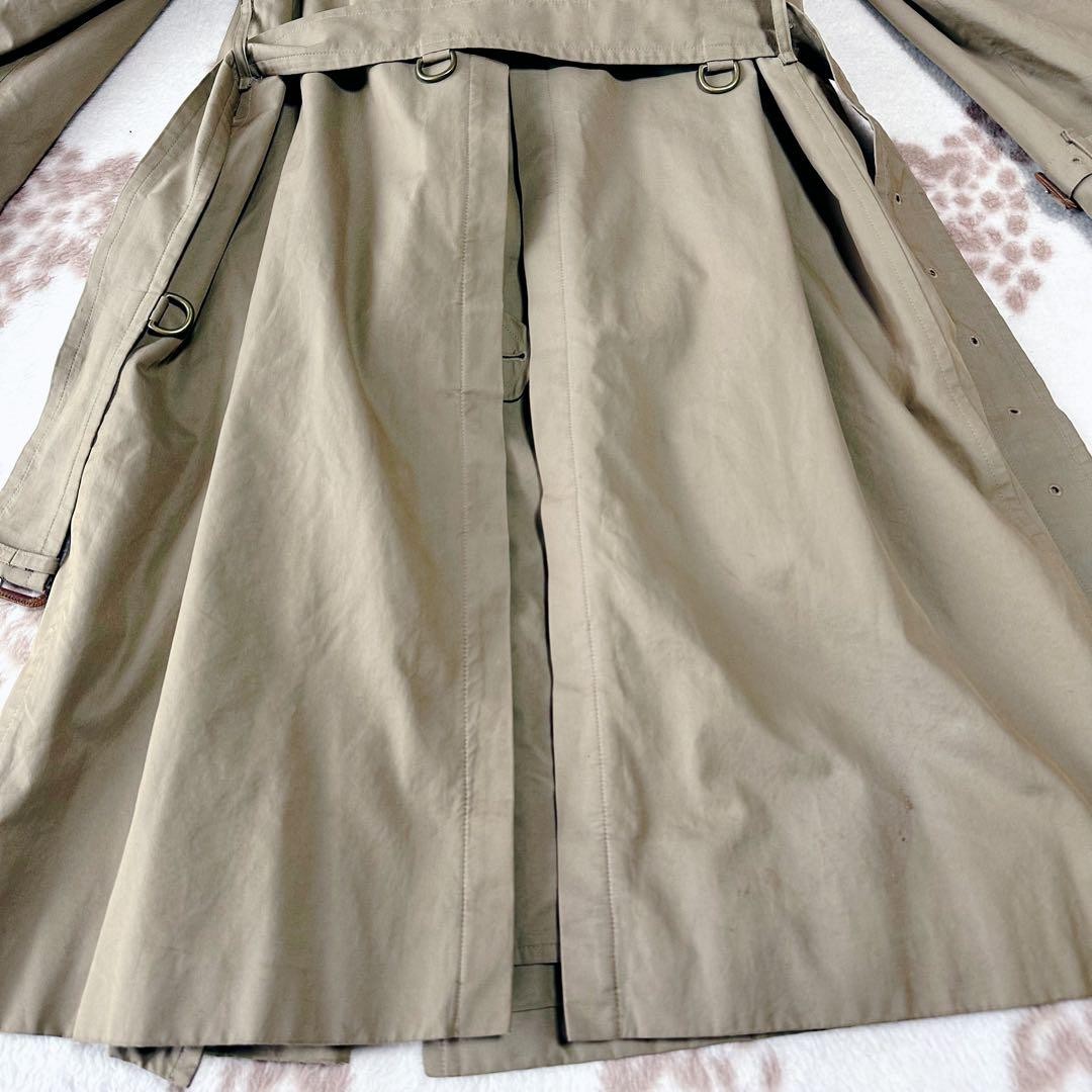BURBERRYS Coat Nova Check FREE SIZE Beige Authentic