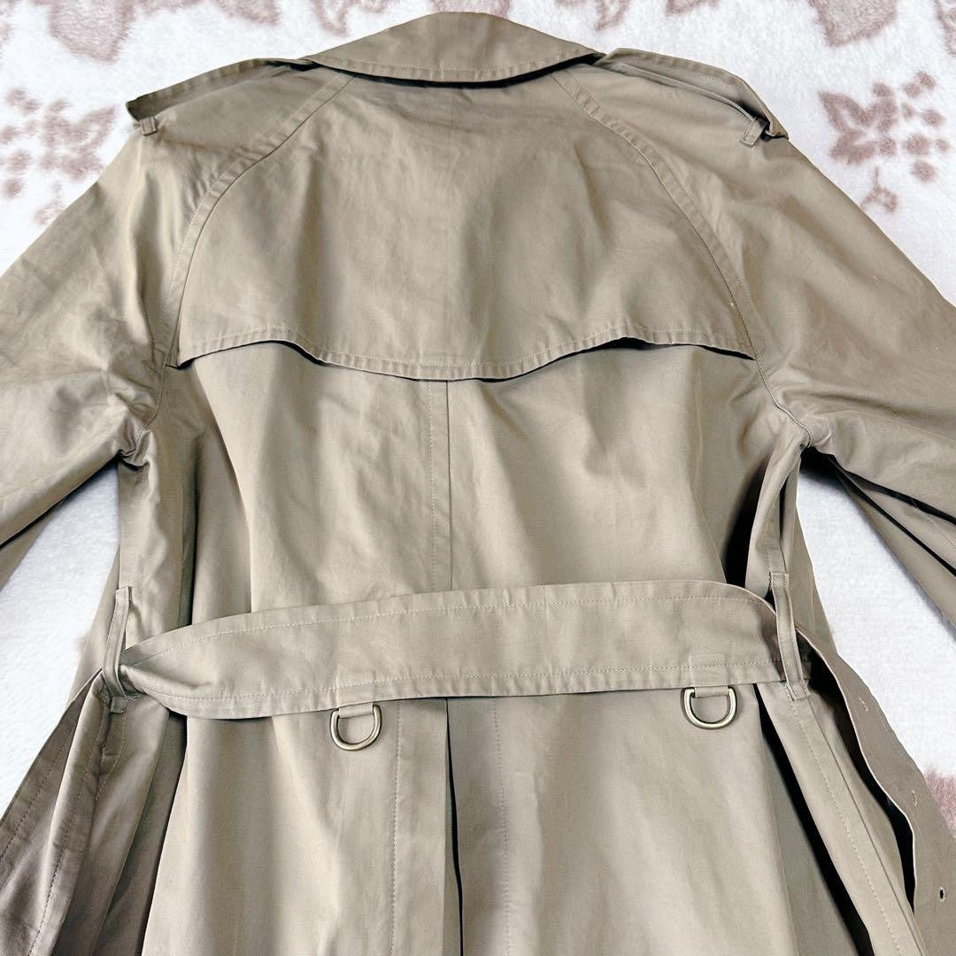 BURBERRYS Coat Nova Check FREE SIZE Beige Authentic