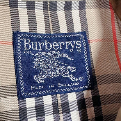 BURBERRYS Coat Nova Check FREE SIZE Beige Authentic