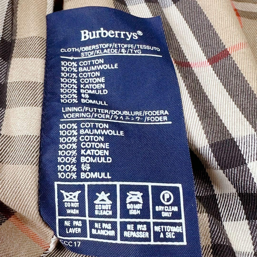 BURBERRYS Coat Nova Check FREE SIZE Beige Authentic