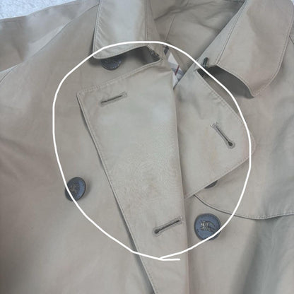 BURBERRY Coat Asian fit M US size S Beige Authentic