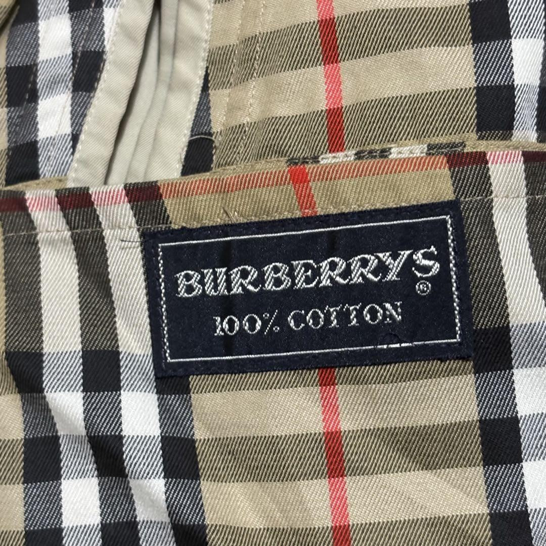 BURBERRYS Coat Nova Check Asian fit XL US size L Beige Authentic