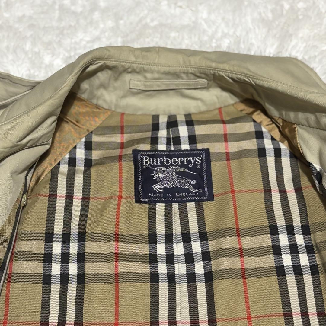 BURBERRYS Coat Nova Check Asian fit XL US size L Beige Authentic
