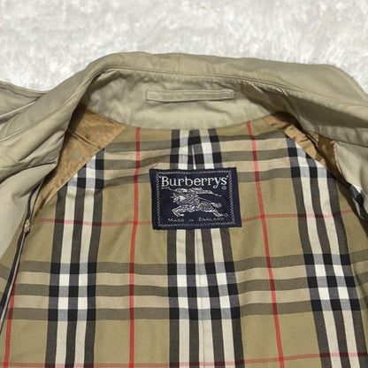 BURBERRYS Coat Nova Check Asian fit XL US size L Beige Authentic