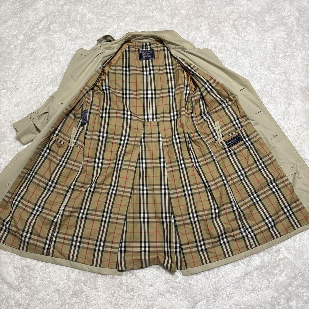 BURBERRYS Coat Nova Check Asian fit XL US size L Beige Authentic
