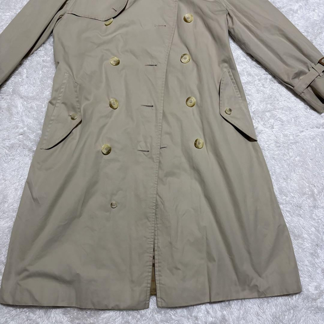 BURBERRYS Coat Nova Check Asian fit XL US size L Beige Authentic